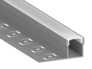 Врезной угловой профиль для гипсокартона с LED каналом 30,4Х13,3Х12,2